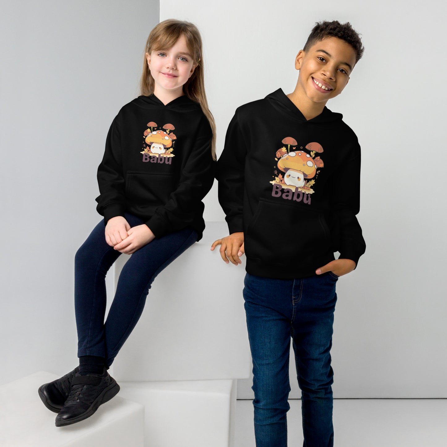 Cozy Kids' Fleece Hoodie – Soft, Warm & Ready for Adventure! ❄️👕