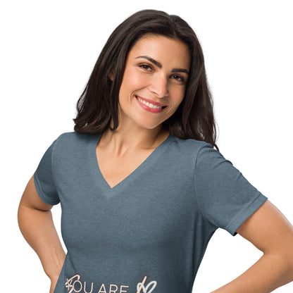 Women’s relaxed v-neck t-shirt