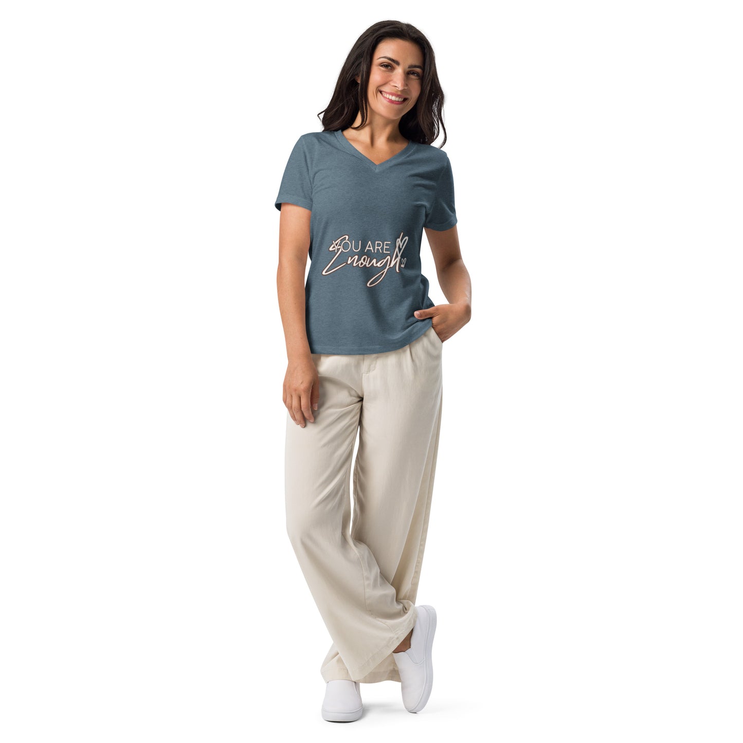 Women’s relaxed v-neck t-shirt