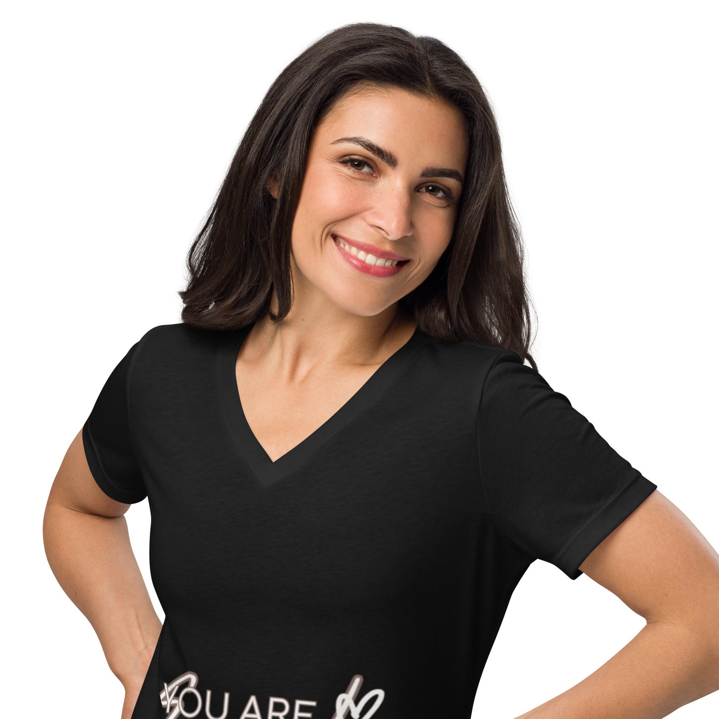 Women’s relaxed v-neck t-shirt