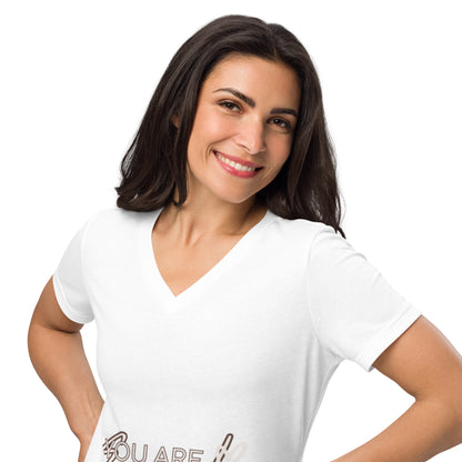 Women’s relaxed v-neck t-shirt